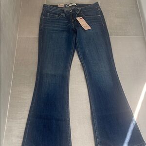 Levi's Women's Boot Cut Jeans in Deep Blue